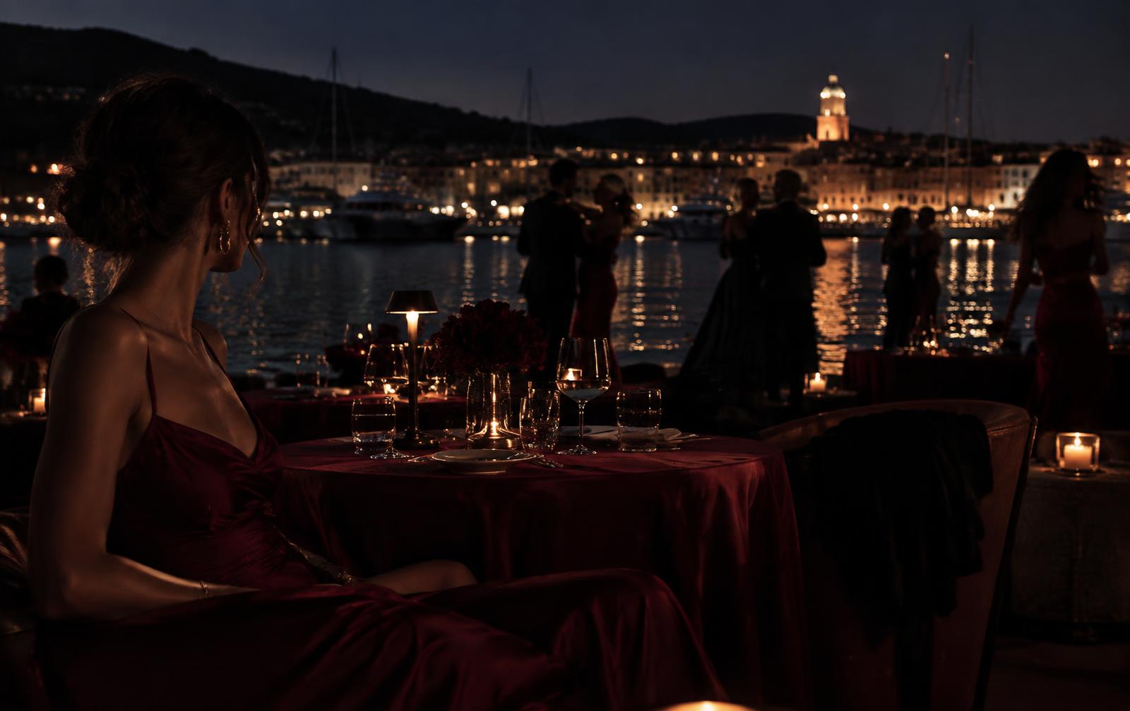 An elegant waterfront evening in Saint-Tropez
